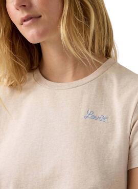 Levis Perfect beige T-Shirt für Damen