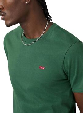 T-Shirt Levis Original Housemark grün für Herren