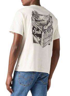 T-shirt Levis Graphic Vintage Fresh weiß für Herren