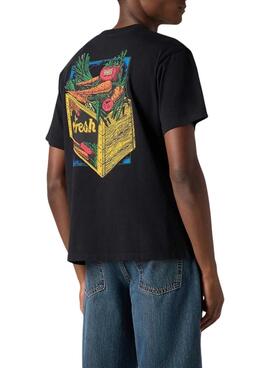 T-Shirt Levis Graphic Vintage Fresh Schwarz für Herren.