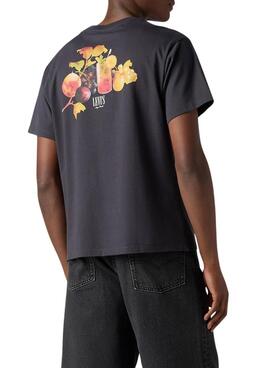 T-shirt Levis Graphic Vintage grau für Herren.