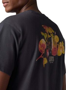 T-shirt Levis Graphic Vintage grau für Herren.