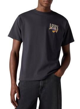 T-shirt Levis Graphic Vintage grau für Herren.