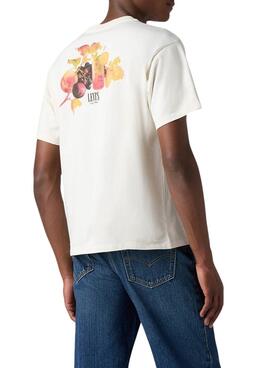 T-shirt Levis Graphic Vintage Beige für Herren.