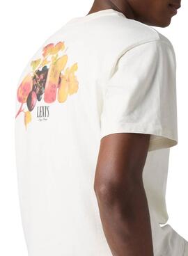 T-shirt Levis Graphic Vintage Beige für Herren.