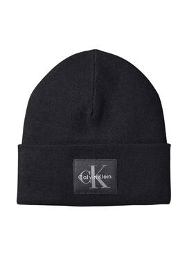 Hut Calvin Klein Monologo Patch schwarz für Herren