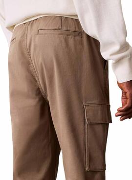 Cargohose von Calvin Klein Jeans in Toast für Herren