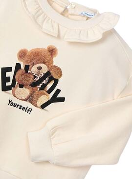 Sweatshirt Mayoral mit Rüschenkragen für Mädchen