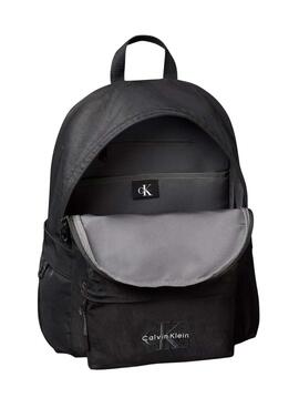 Rucksack Calvin Klein Monogramm schwarz aus Nylon für Herren