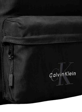 Rucksack Calvin Klein Monogramm schwarz aus Nylon für Herren