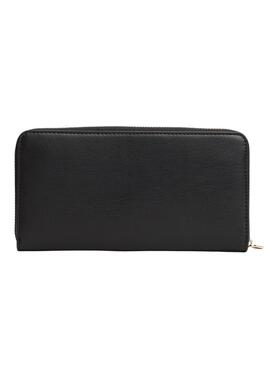Brieftasche Tommy Hilfiger Icon Large Schwarz für Damen