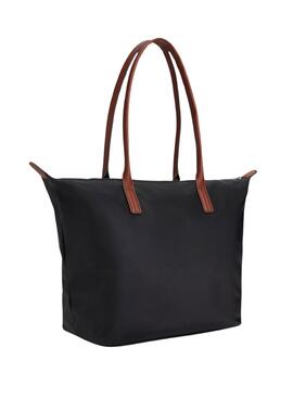 Handtasche Tommy Hilfiger Tote Popette Schwarz für Damen
