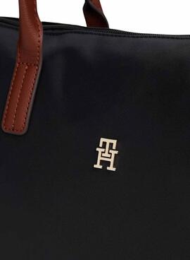 Handtasche Tommy Hilfiger Tote Popette Schwarz für Damen