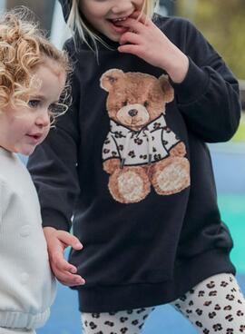 Kleid Mayoral Fleece Kapuze für Mädchen