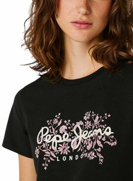 T-shirt Pepe Jeans Bero Schwarz für Damen