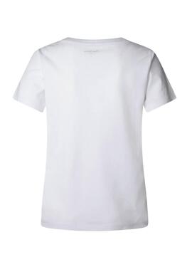T-shirt Pepe Jeans Babu weiß für Damen.