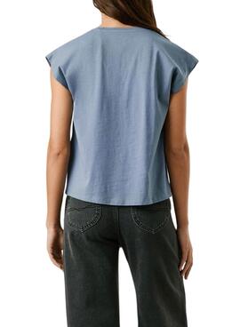 T-Shirt Pepe Jeans Bernice blau für Damen