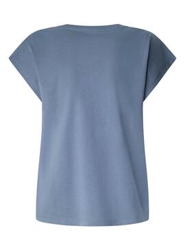 T-Shirt Pepe Jeans Bernice blau für Damen