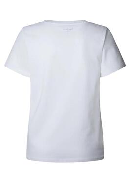 T-shirt Pepe Jeans Becky weiß für Damen