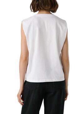 T-shirt Pepe Jeans Bertha weiß für Damen