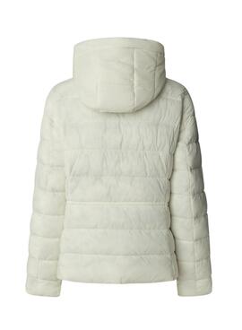 Daunenjacke Pepe Jeans Sally kurz weiß für Damen