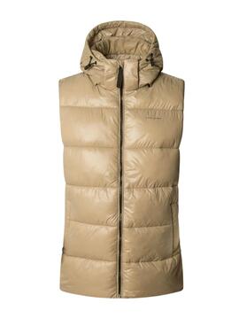 Weste Pepe Jeans gesteppt Sussy beige wasserdicht für Damen
