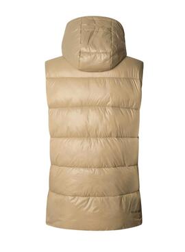 Weste Pepe Jeans gesteppt Sussy beige wasserdicht für Damen