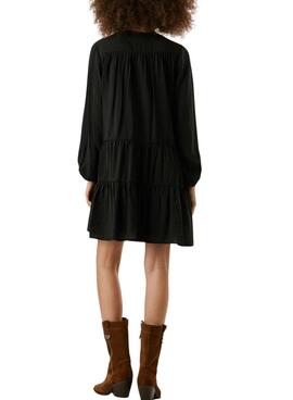 Kleid Pepe Jeans Paule schwarz für Damen