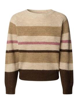 Pepe Jeans Cassandra gestreifter Pullover für Damen.