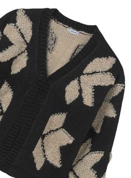 Mayoral Jacquard-Jacke in Schwarz für Mädchen.