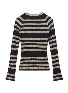 Mayoral Halbhoher Strickpullover in Schwarz für Mädchen