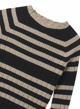 Mayoral Halbhoher Strickpullover in Schwarz für Mädchen
