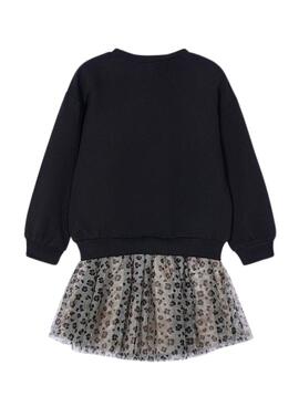 Set Rock Mayoral mit Tüllrock und schwarzen Mädchenpullover