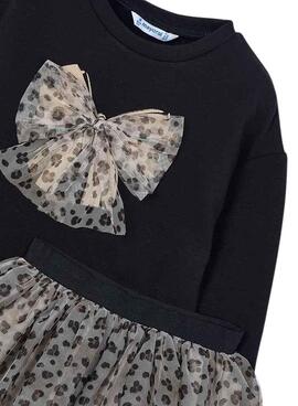 Set Rock Mayoral mit Tüllrock und schwarzen Mädchenpullover