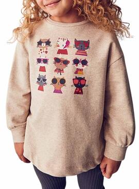 Mayoral Set aus Rippstrick-Leggings und Sweatshirt für Mädchen