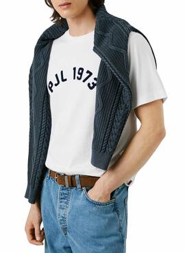 T-Shirt Pepe Jeans Maverick weiß für Herren