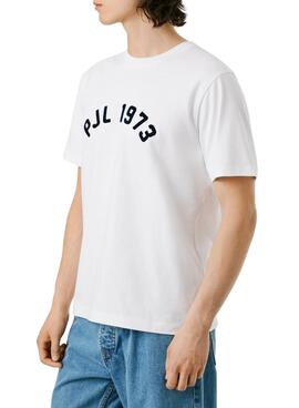 T-Shirt Pepe Jeans Maverick weiß für Herren