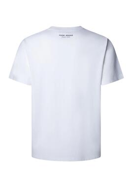 T-Shirt Pepe Jeans Maverick weiß für Herren