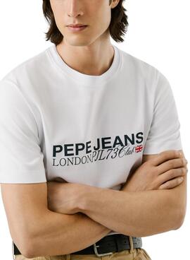 T-shirt Pepe Jeans Matthew weiß für Herren