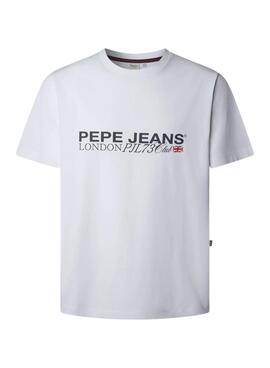 T-shirt Pepe Jeans Matthew weiß für Herren