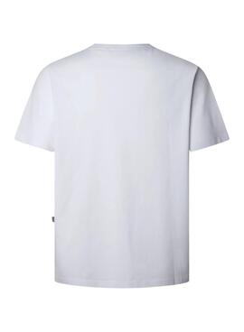 T-shirt Pepe Jeans Matthew weiß für Herren