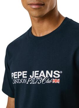 T-Shirt Pepe Jeans Matthew Marine für Herren.