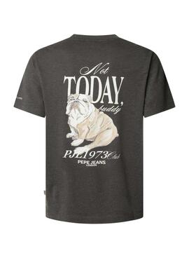 T-Shirt Pepe Jeans Terry grau für Herren.