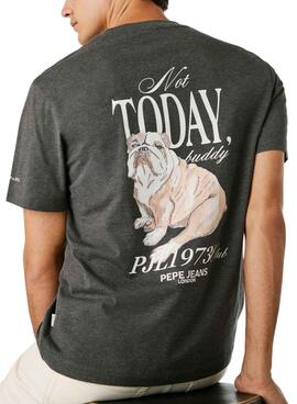 T-Shirt Pepe Jeans Terry grau für Herren.
