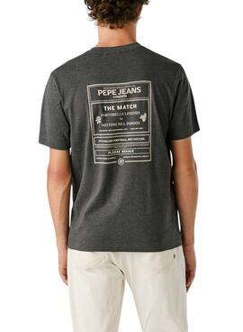 T-shirt Pepe Jeans Todd in grau für Herren