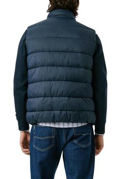 Pepe Jeans gesteppte marineblaue Weste für Herren.
