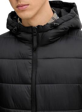 Pepe Jeans gesteppte Kapuzenjacke in Schwarz für Herren