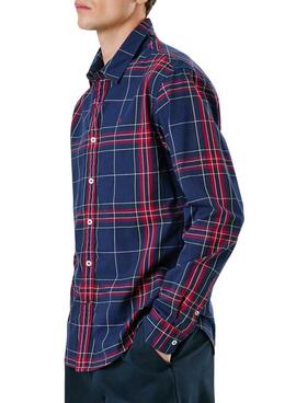 Hemd Pepe Jeans Courtney kariertes Blau für Herren