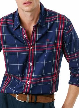 Hemd Pepe Jeans Courtney kariertes Blau für Herren
