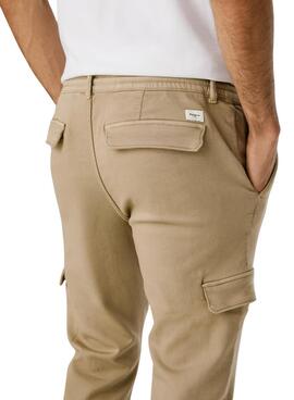 Hose Pepe Jeans Gymdigo Cargo beige für Männer